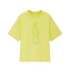 Billie Eilish women’s sketch tee - size S, M, L - green